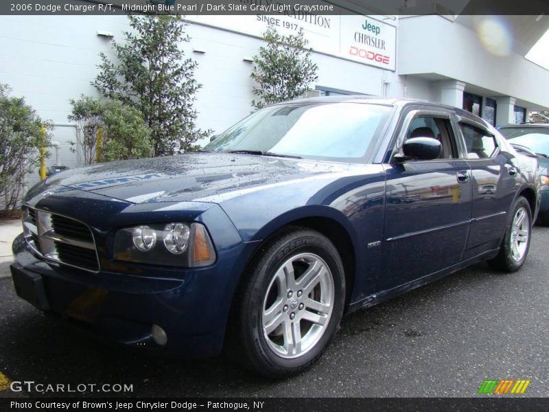 Midnight Blue Pearl / Dark Slate Gray/Light Graystone 2006 Dodge Charger R/T