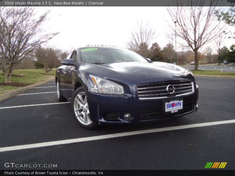 Navy Blue Metallic / Charcoal 2009 Nissan Maxima 3.5 S