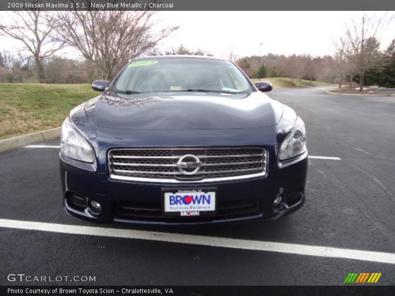 Navy Blue Metallic / Charcoal 2009 Nissan Maxima 3.5 S
