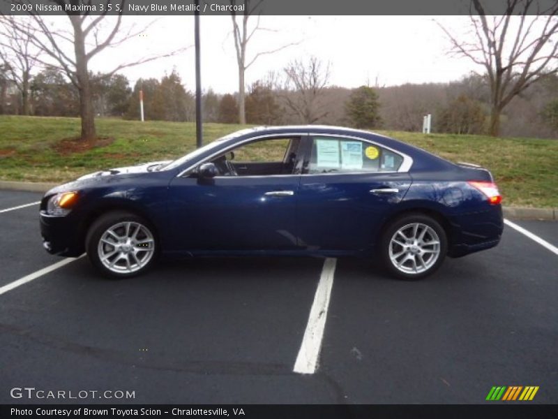 Navy Blue Metallic / Charcoal 2009 Nissan Maxima 3.5 S