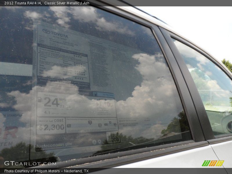 Classic Silver Metallic / Ash 2012 Toyota RAV4 I4