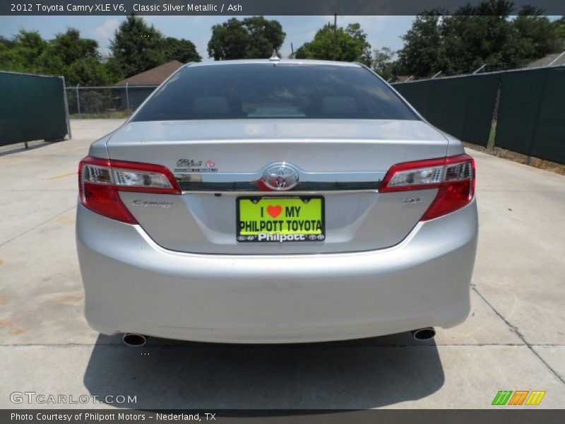 Classic Silver Metallic / Ash 2012 Toyota Camry XLE V6