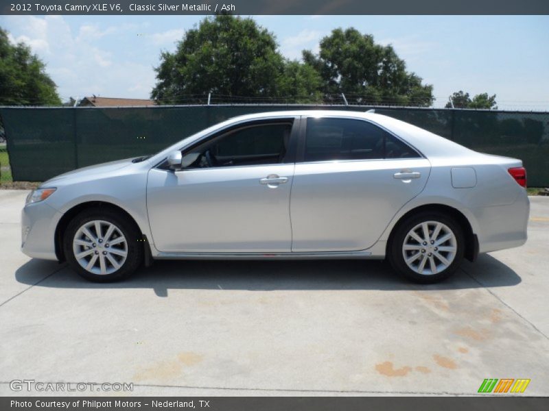 Classic Silver Metallic / Ash 2012 Toyota Camry XLE V6