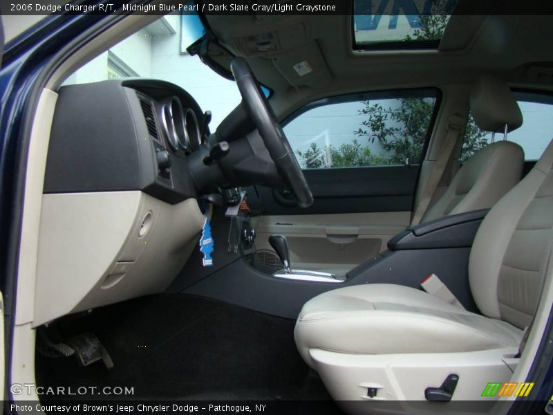 Midnight Blue Pearl / Dark Slate Gray/Light Graystone 2006 Dodge Charger R/T