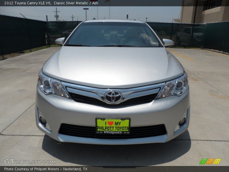 Classic Silver Metallic / Ash 2012 Toyota Camry XLE V6