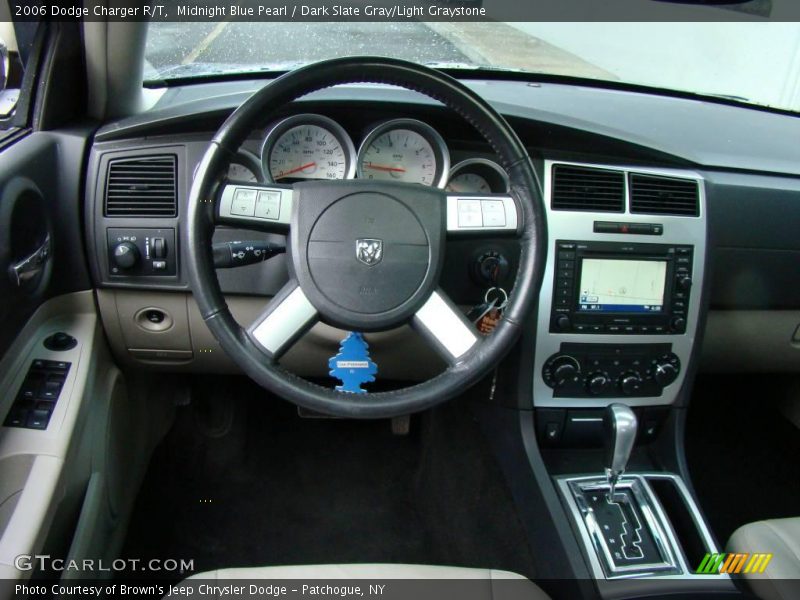 Midnight Blue Pearl / Dark Slate Gray/Light Graystone 2006 Dodge Charger R/T