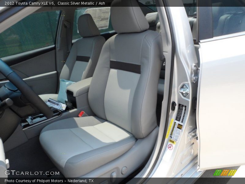 Classic Silver Metallic / Ash 2012 Toyota Camry XLE V6