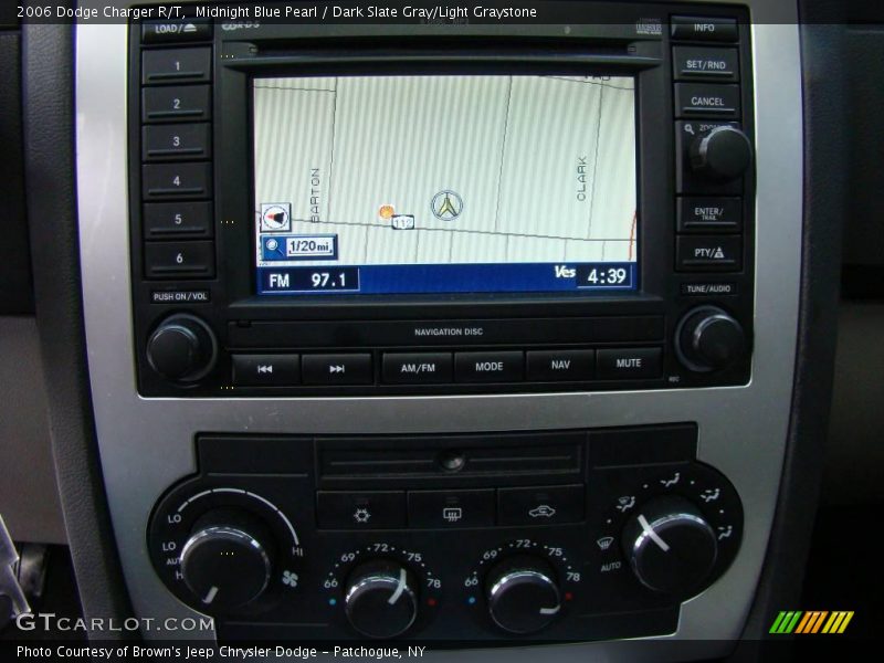 Midnight Blue Pearl / Dark Slate Gray/Light Graystone 2006 Dodge Charger R/T