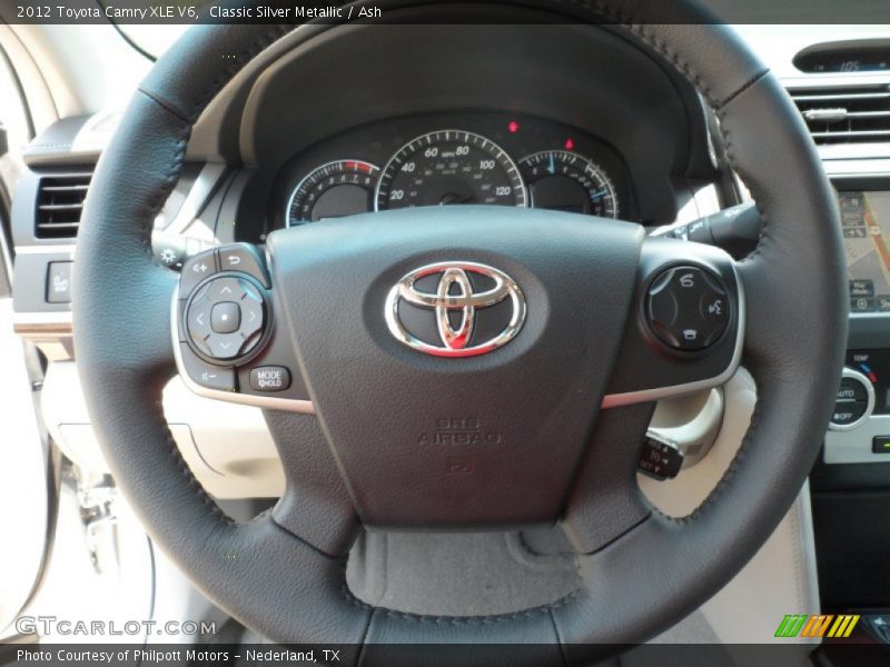 Classic Silver Metallic / Ash 2012 Toyota Camry XLE V6