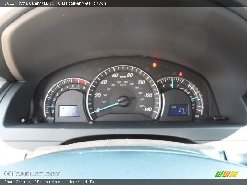 Classic Silver Metallic / Ash 2012 Toyota Camry XLE V6