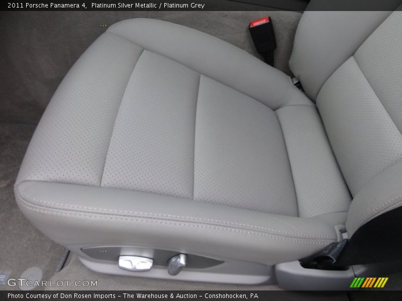 Platinum Silver Metallic / Platinum Grey 2011 Porsche Panamera 4