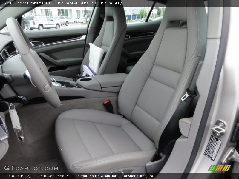  2011 Panamera 4 Platinum Grey Interior