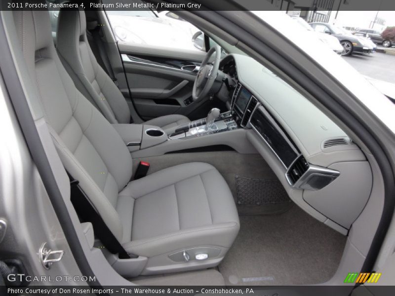  2011 Panamera 4 Platinum Grey Interior