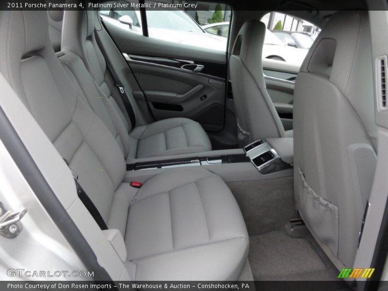 Rear Seat of 2011 Panamera 4