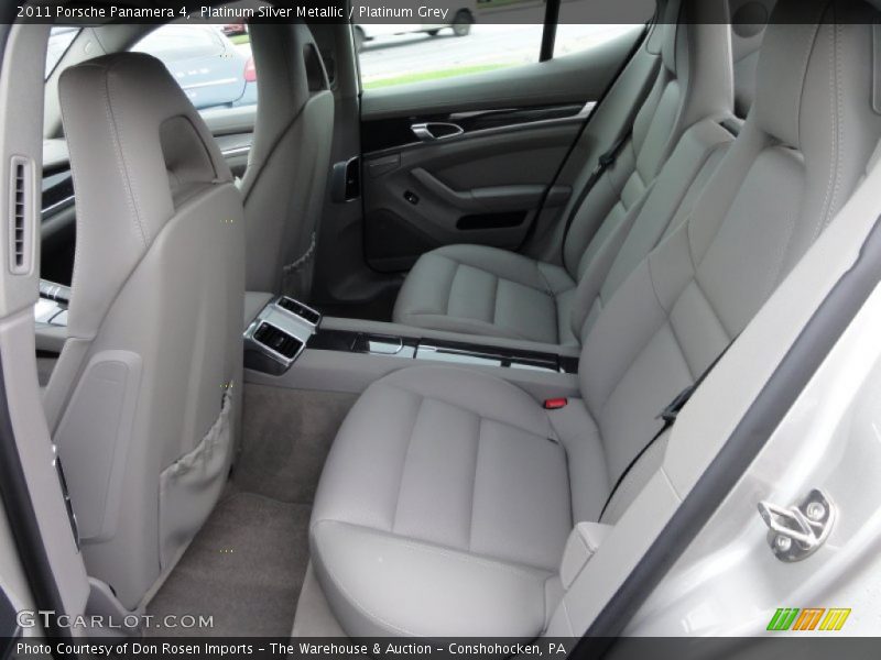  2011 Panamera 4 Platinum Grey Interior