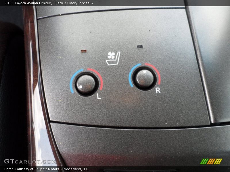 Controls of 2012 Avalon Limited