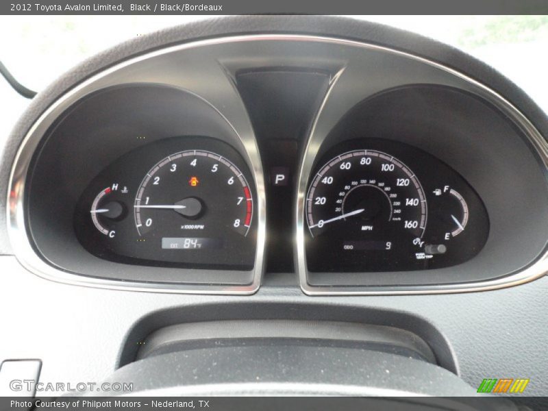  2012 Avalon Limited Limited Gauges