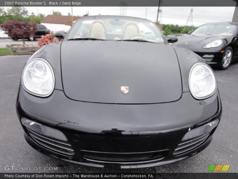 Black / Sand Beige 2007 Porsche Boxster S