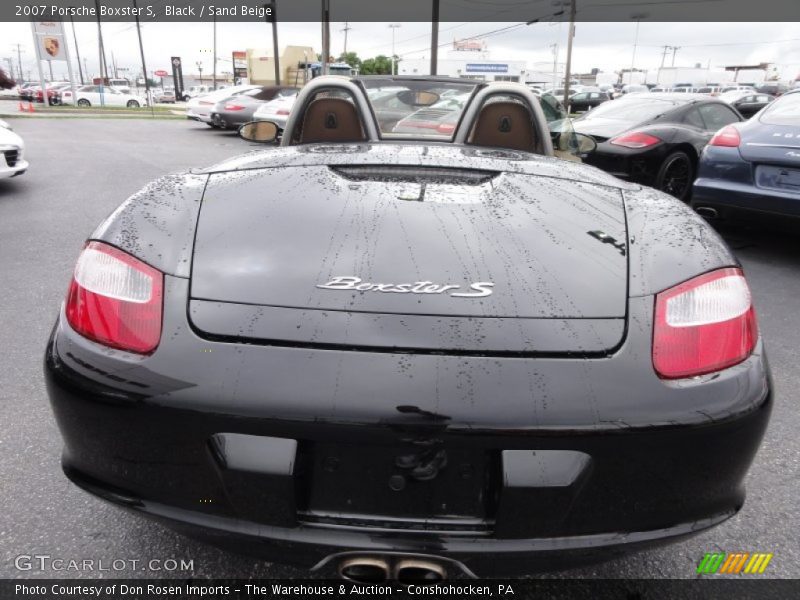 Black / Sand Beige 2007 Porsche Boxster S