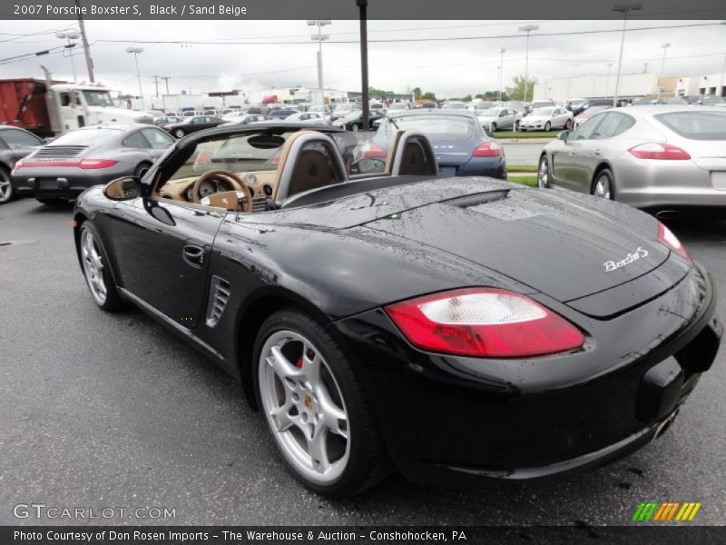 Black / Sand Beige 2007 Porsche Boxster S