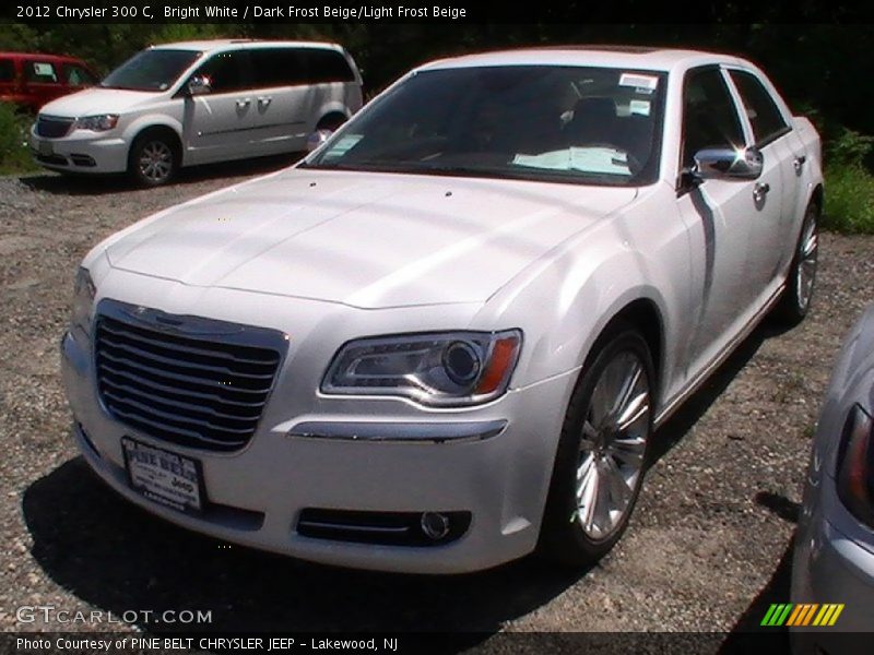 Bright White / Dark Frost Beige/Light Frost Beige 2012 Chrysler 300 C