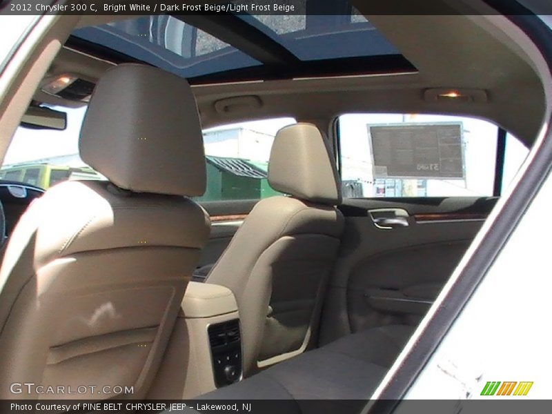 Bright White / Dark Frost Beige/Light Frost Beige 2012 Chrysler 300 C