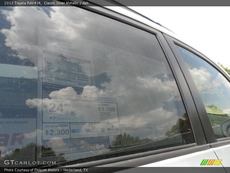 Classic Silver Metallic / Ash 2012 Toyota RAV4 I4