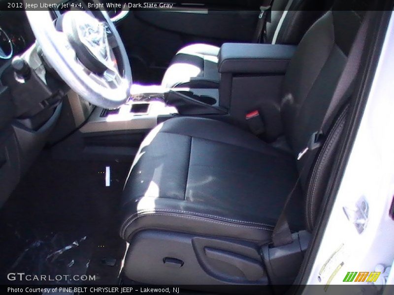 Bright White / Dark Slate Gray 2012 Jeep Liberty Jet 4x4