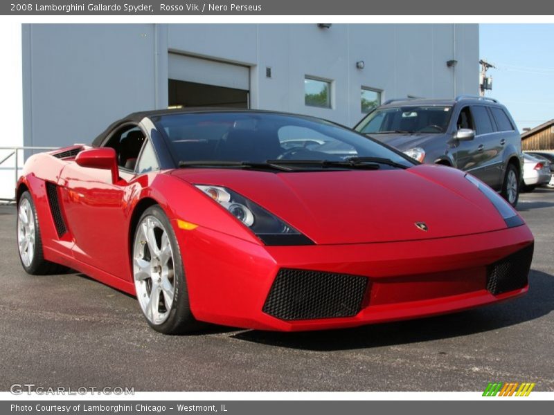Front 3/4 View of 2008 Gallardo Spyder