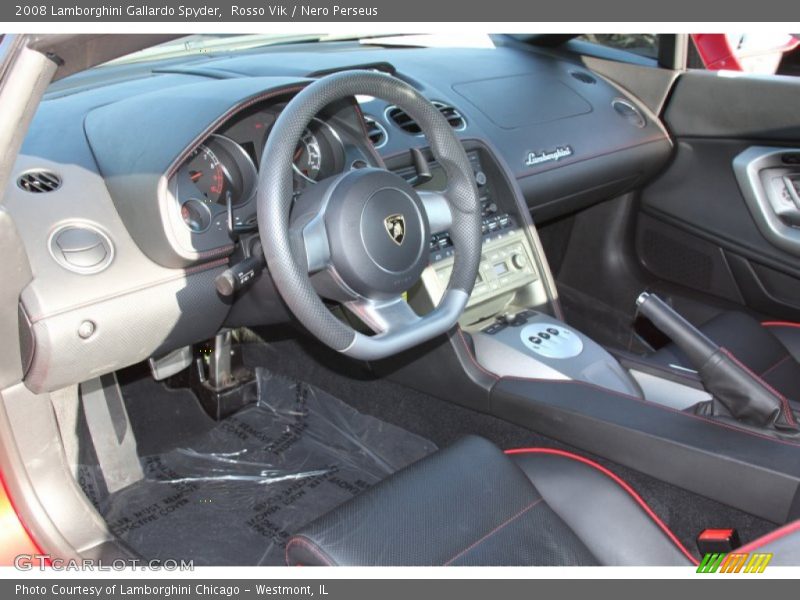 Nero Perseus Interior - 2008 Gallardo Spyder 