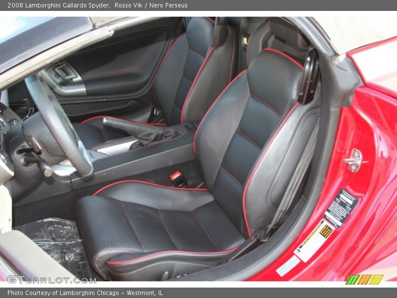 Front Seat of 2008 Gallardo Spyder