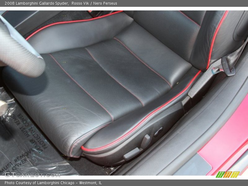 Rosso Vik / Nero Perseus 2008 Lamborghini Gallardo Spyder