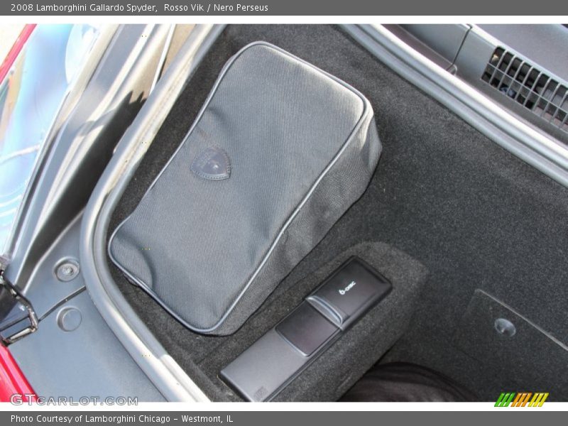 Rosso Vik / Nero Perseus 2008 Lamborghini Gallardo Spyder
