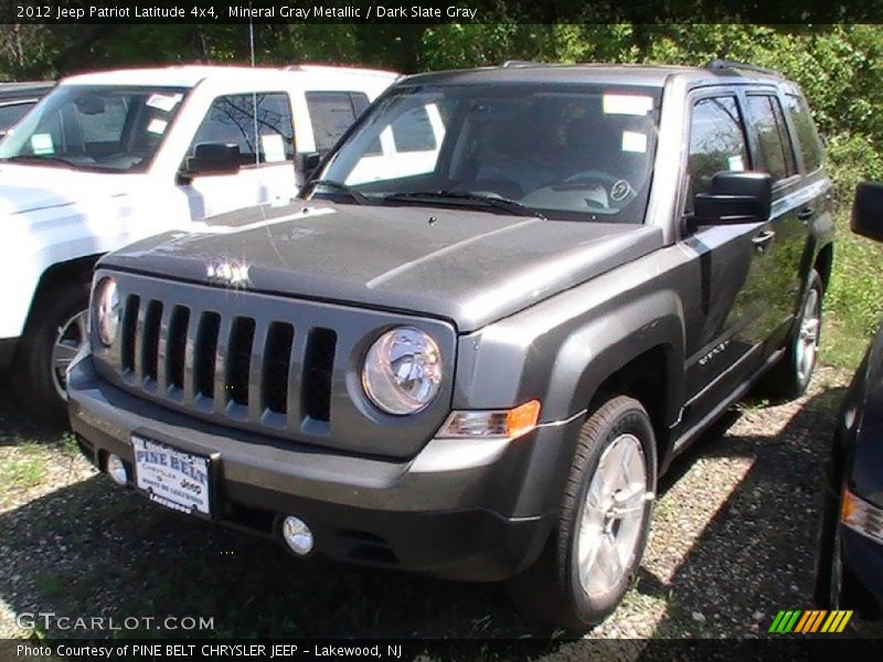 Mineral Gray Metallic / Dark Slate Gray 2012 Jeep Patriot Latitude 4x4