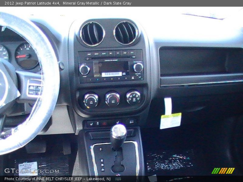 Mineral Gray Metallic / Dark Slate Gray 2012 Jeep Patriot Latitude 4x4