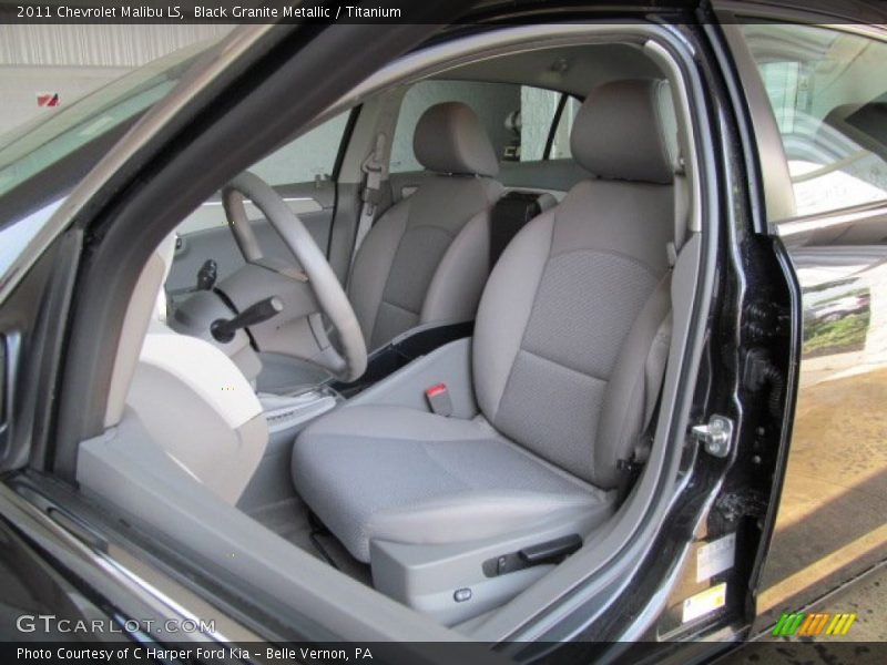 Black Granite Metallic / Titanium 2011 Chevrolet Malibu LS
