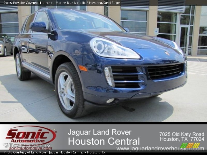 Marine Blue Metallic / Havanna/Sand Beige 2010 Porsche Cayenne Tiptronic