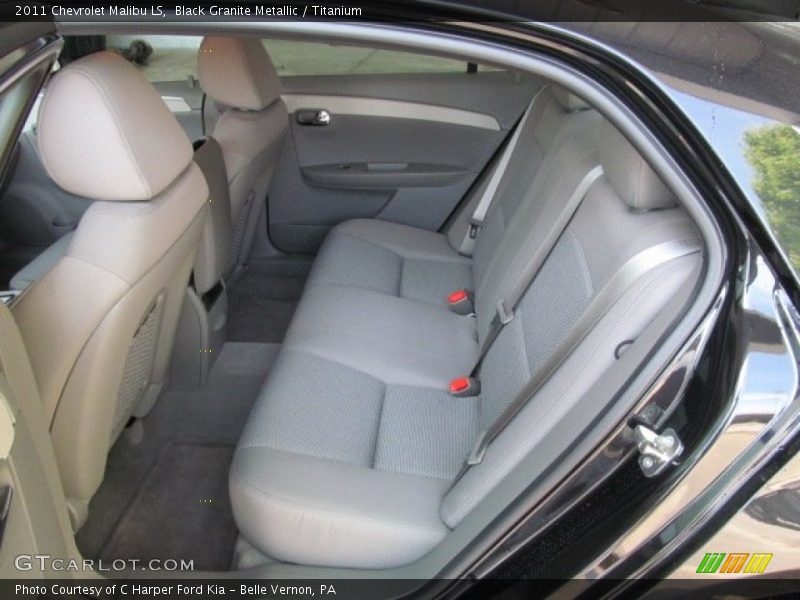 Black Granite Metallic / Titanium 2011 Chevrolet Malibu LS