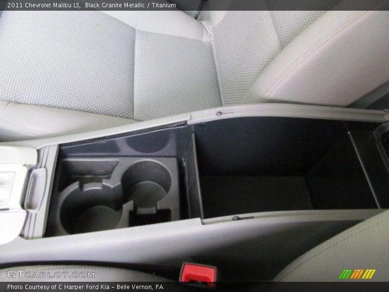 Black Granite Metallic / Titanium 2011 Chevrolet Malibu LS