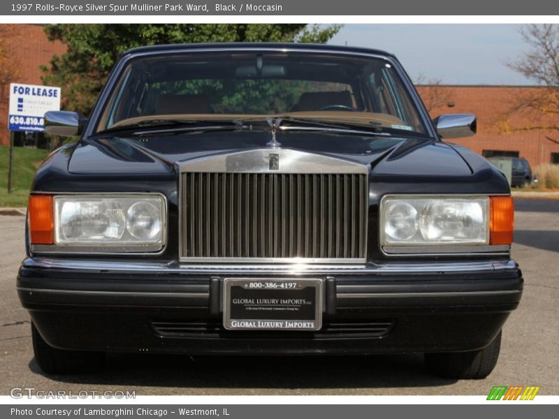 Black / Moccasin 1997 Rolls-Royce Silver Spur Mulliner Park Ward