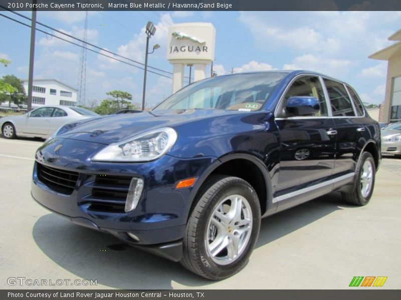 Marine Blue Metallic / Havanna/Sand Beige 2010 Porsche Cayenne Tiptronic