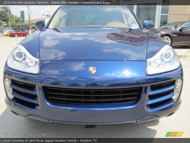 Marine Blue Metallic / Havanna/Sand Beige 2010 Porsche Cayenne Tiptronic