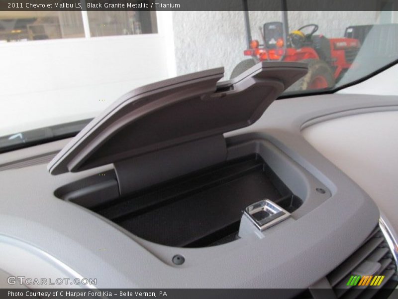 Black Granite Metallic / Titanium 2011 Chevrolet Malibu LS