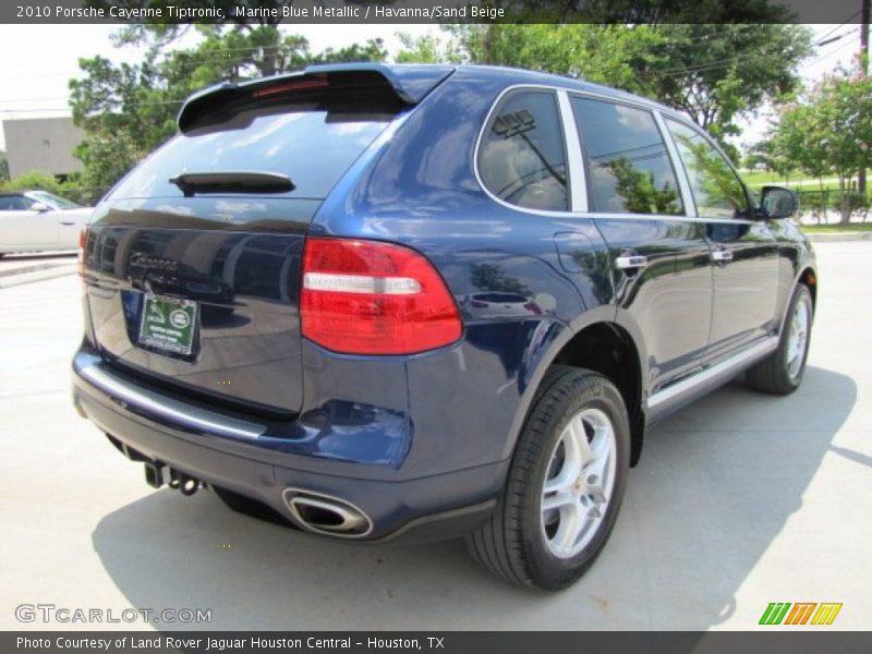 Marine Blue Metallic / Havanna/Sand Beige 2010 Porsche Cayenne Tiptronic