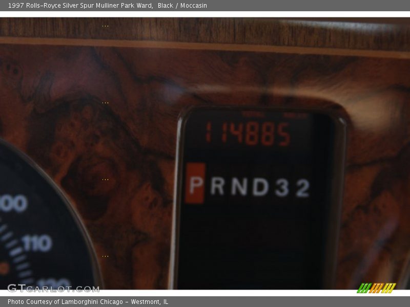 Black / Moccasin 1997 Rolls-Royce Silver Spur Mulliner Park Ward