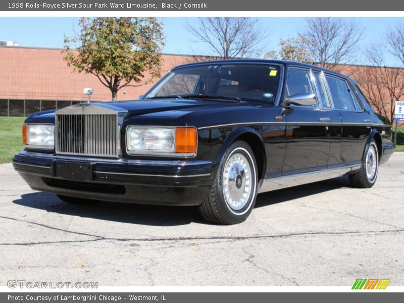 Black / Cornsilk 1998 Rolls-Royce Silver Spur Park Ward Limousine