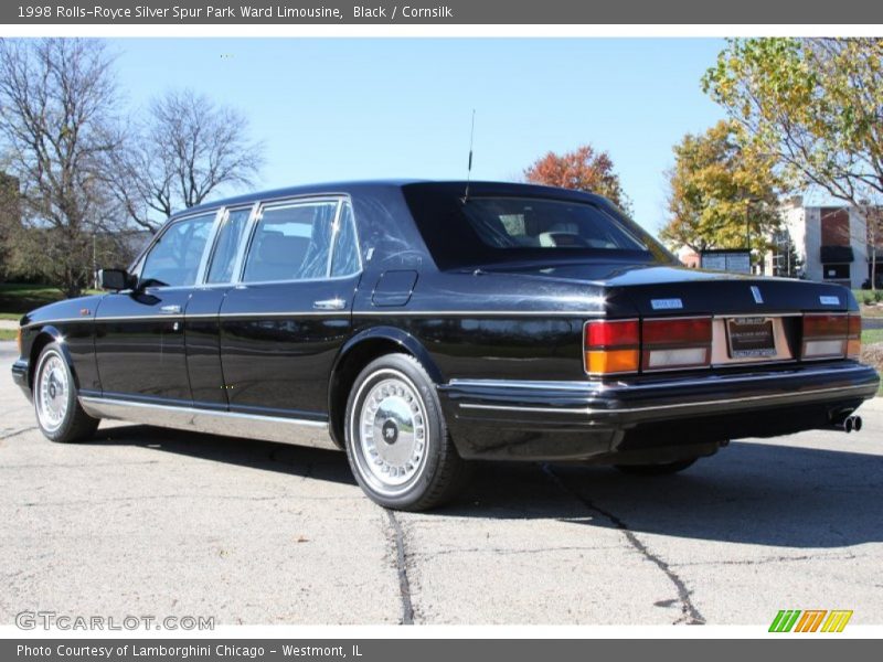 Black / Cornsilk 1998 Rolls-Royce Silver Spur Park Ward Limousine