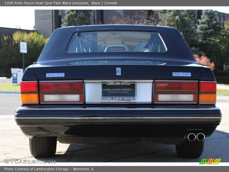 Black / Cornsilk 1998 Rolls-Royce Silver Spur Park Ward Limousine