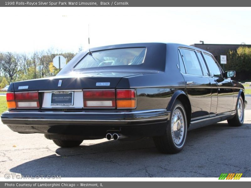 Black / Cornsilk 1998 Rolls-Royce Silver Spur Park Ward Limousine