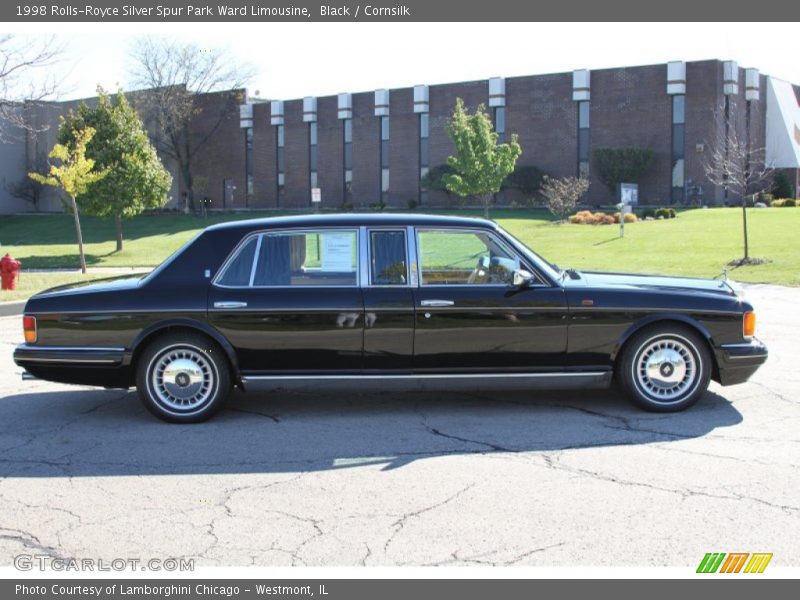 Black / Cornsilk 1998 Rolls-Royce Silver Spur Park Ward Limousine